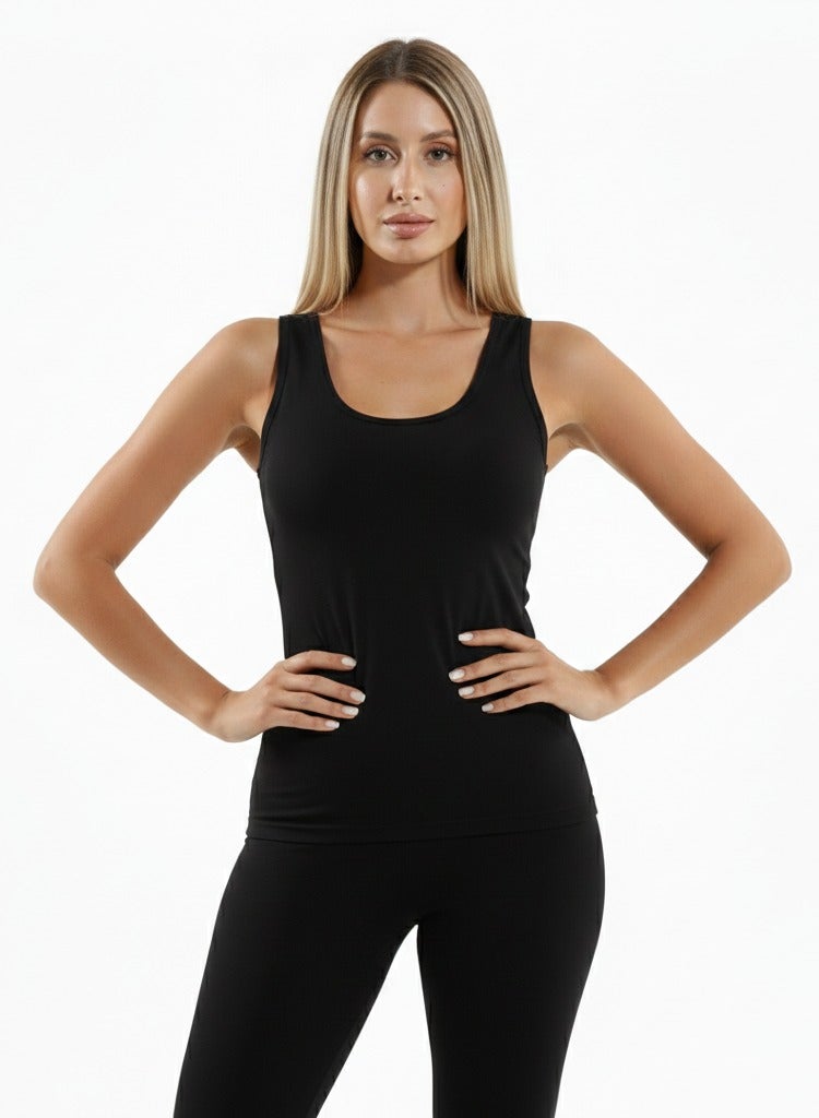 Cottonil Pack of 2 Women's Sleeveless Tank Top Cotton Body Top - Image 3